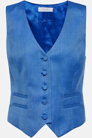 GABRIELA HEARST Gilet Coleridge in lana, seta e lino