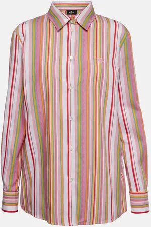 Etro Camicia in cotone a righe