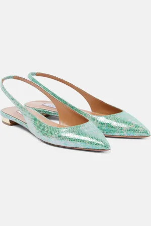 Aquazzura Ballerine slingback Purist in pelle stampata