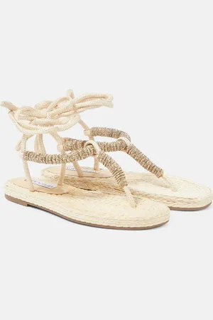 Aquazzura Sandali infradito Sunkissed con cristalli