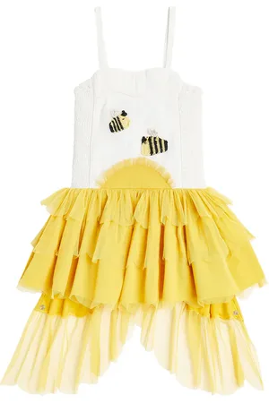 Stella McCartney Abito in tulle con ricamo