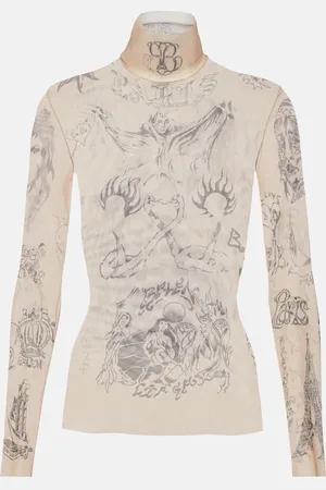 Balenciaga Lupetto Tattoo con stampa