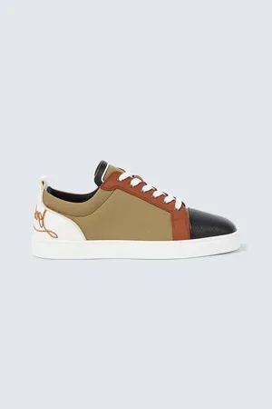 Christian Louboutin Sneakers Fun Louis Junior in pelle e canvas