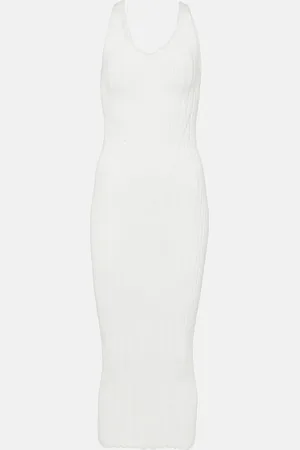 Khaite Abito midi Ottilie in misto cotone