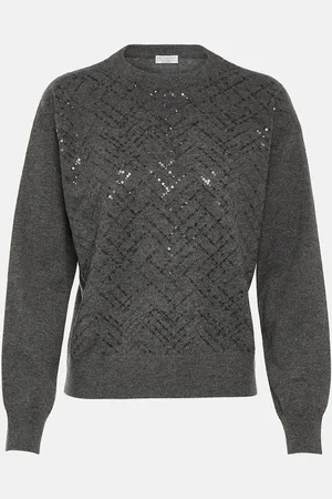 Brunello Cucinelli Pullover in lana, cashmere e seta