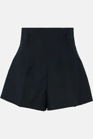 Prada Shorts in lana e mohair a vita alta