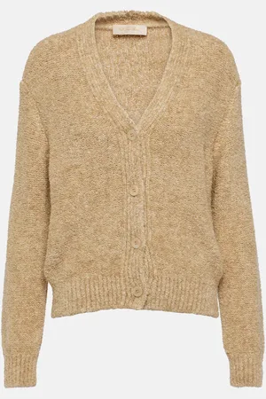 Loro Piana Cardigan in lino, cashmere e seta