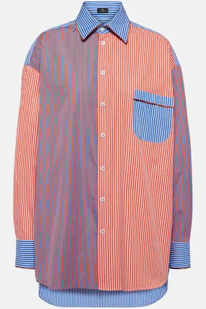 Etro Camicia in cotone a righe