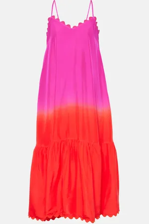 Juliet Dunn Abito midi in seta