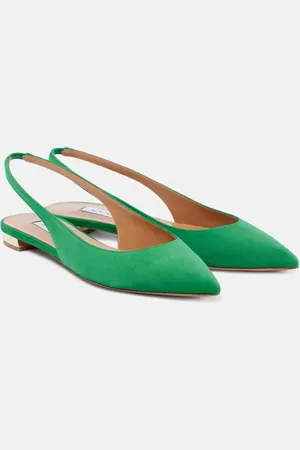 Aquazzura Ballerine slingback Purist in suede
