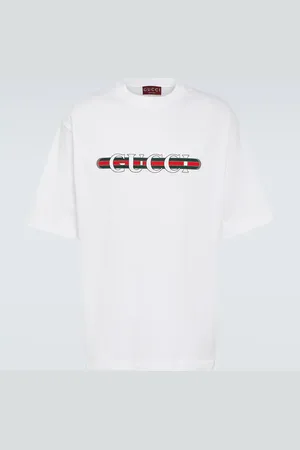 Gucci T-shirt in jersey di cotone con logo