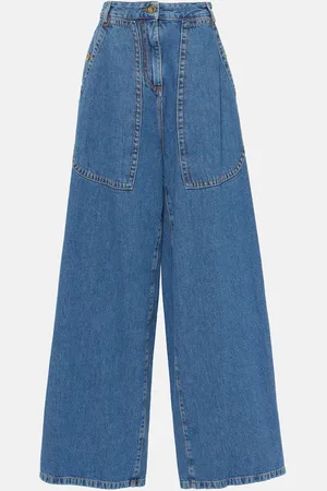 Etro Jeans a gamba larga e vita alta