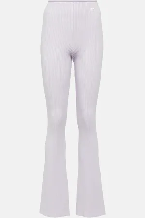 Courrèges Courrèges Pantaloni flared Reedition a coste