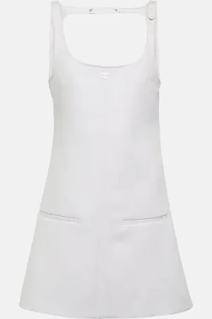 Courrèges Courrèges Miniabito Reedition con cut-out e logo