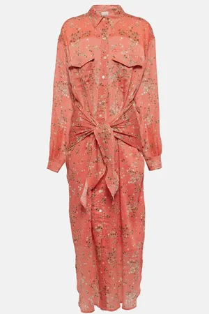 Isabel Marant Chemisier Anesy in seta e cotone