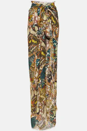 Jean Paul Gaultier Pareo Papillon con stampa