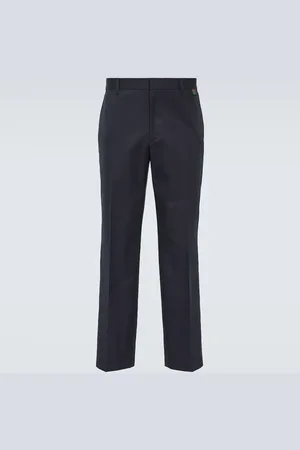 Gucci Pantaloni regular in twill di cotone