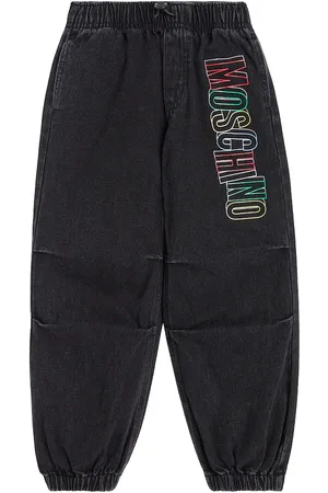 Moschino Jeans a gamba larga con stampa