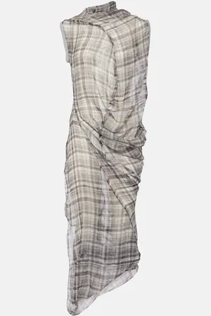 Acne Studios Abito midi Dsaam in seta