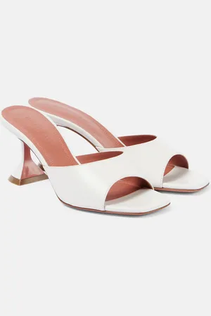 Amina Muaddi Mules Lupita 70 in pelle