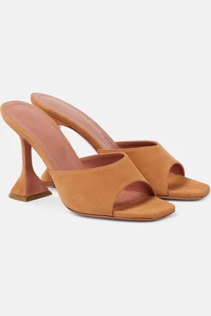 Amina Muaddi Mules Lupita 95 in suede