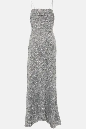 Ganni Abito lungo con paillettes