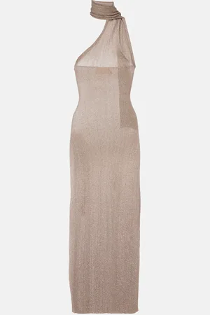 AYA MUSE Abito lungo in maglia lamé
