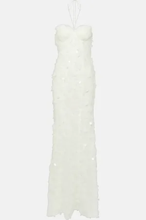 ROTATE Bridal - Abito lungo in tulle con paillettes