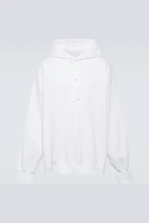 Gucci Felpa in jersey di cotone con cappuccio