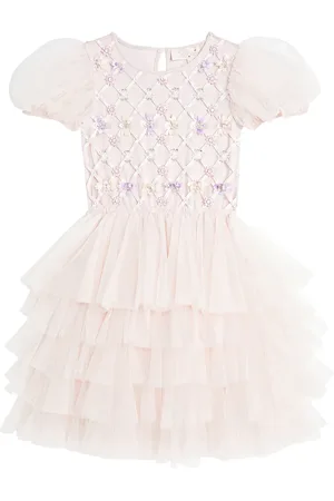 Tutu Du Monde Abito Floral Lattice in tulle