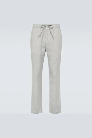 Frescobol Carioca Pantaloni regular Oscar in lino e cotone