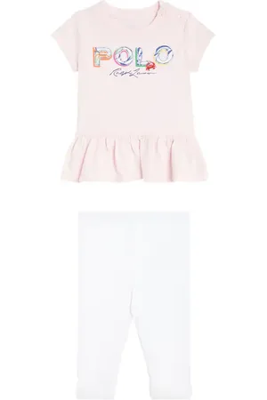 Ralph Lauren Baby - T-shirt e leggings in cotone