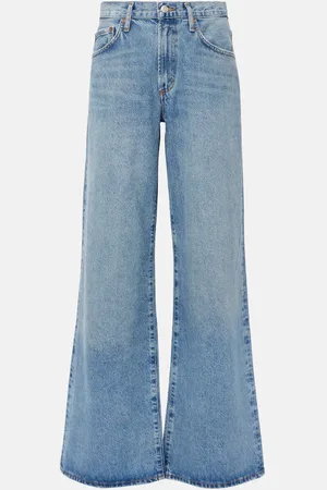 AGOLDE Jeans a gamba larga Clara e vita bassa