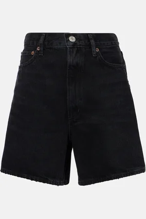 AGOLDE Shorts di jeans Stella a vita alta