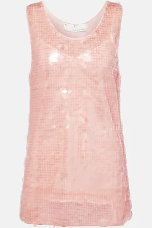XU ZHI Tank top con paillettes