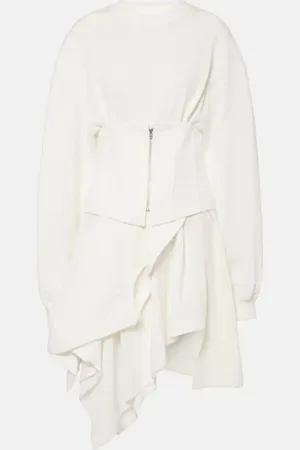 Acne Studios Abito bustier in jersey di cotone