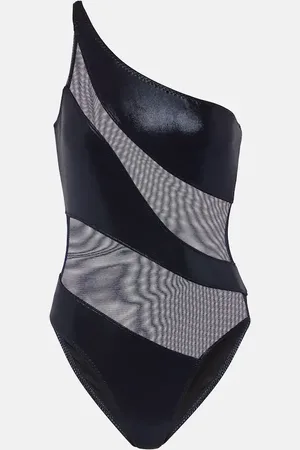 Norma Kamali Costume intero monospalla Snake
