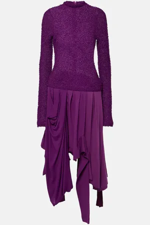 Acne Studios Abito midi Damage in cotone