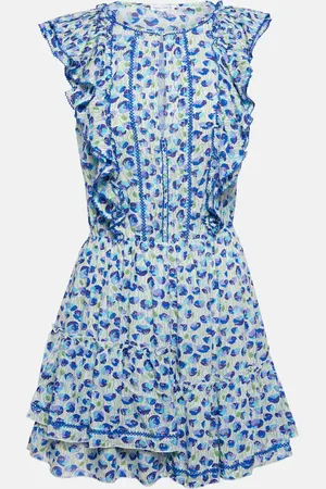 POUPETTE ST BARTH Miniabito Bambi con stampa floreale