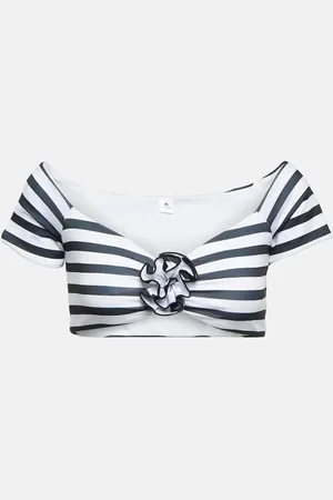Bananhot Top bikini Stefani a righe