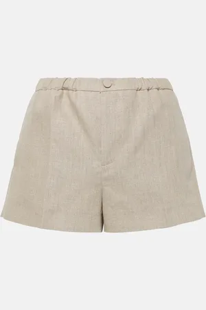 VALENTINO Shorts in canvas di lino
