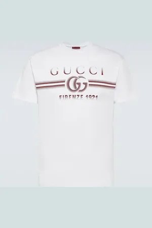 Gucci T-shirt in jersey di cotone con logo