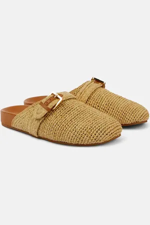 Robert Clergerie Slippers Quinta in rafia