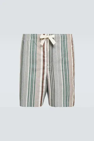 Orlebar Brown Shorts Alex in cotone a righe