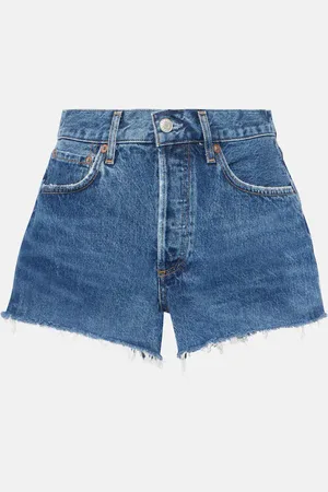 AGOLDE Shorts a vita alta