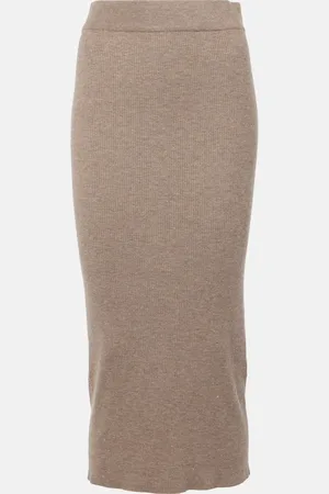 Brunello Cucinelli Gonna midi in maglia