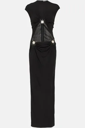 CHRISTOPHER ESBER Abito lungo in jersey con cut-out
