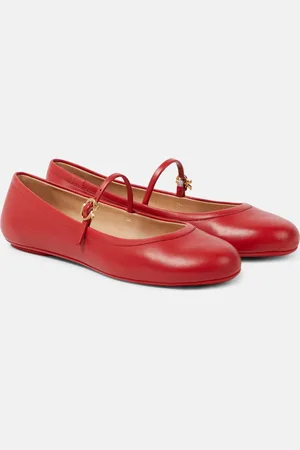 Gianvito Rossi Ballerine Mary Jane Carla in pelle