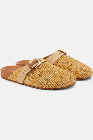 Robert Clergerie Slippers Quinta in rafia