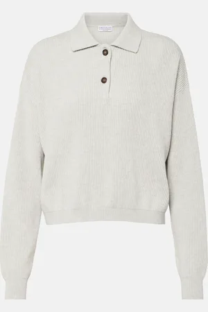Brunello Cucinelli Pullover in cotone a coste